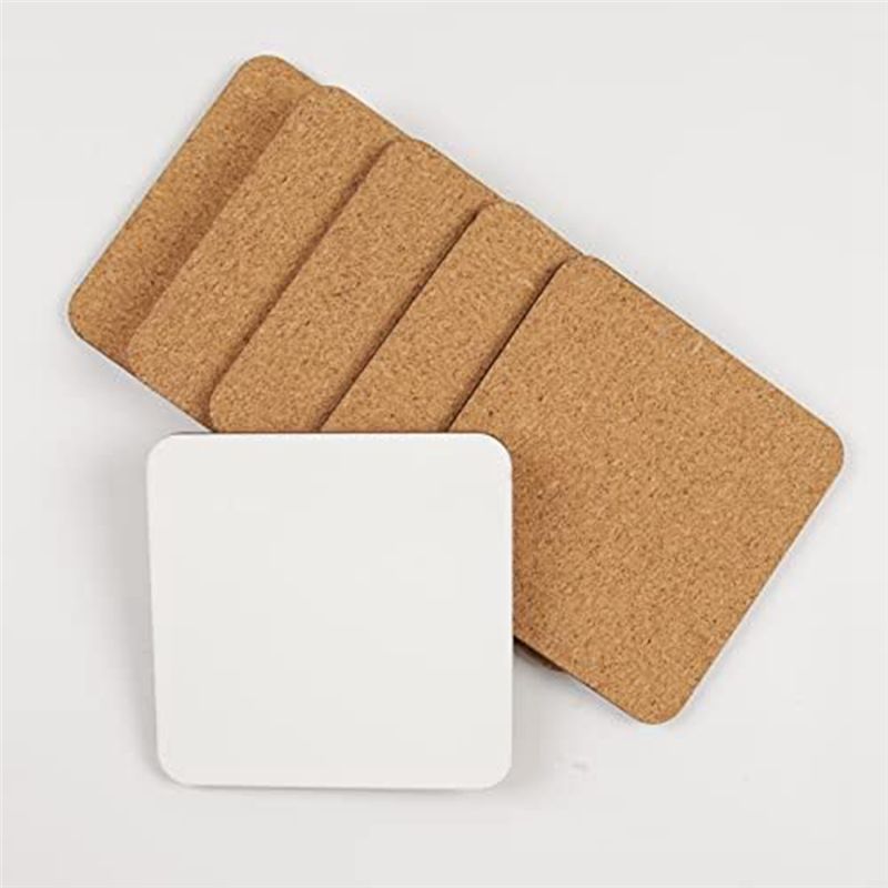 Coaster Sublimation Blank - BHBL 12 Pcs Alas Gelas Sublimasi