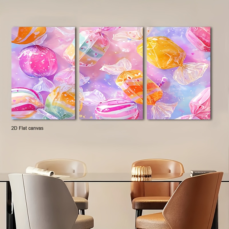 Canvas Wrap Ready - Kanvas Tanpa Bingkai 2D Flat, Set