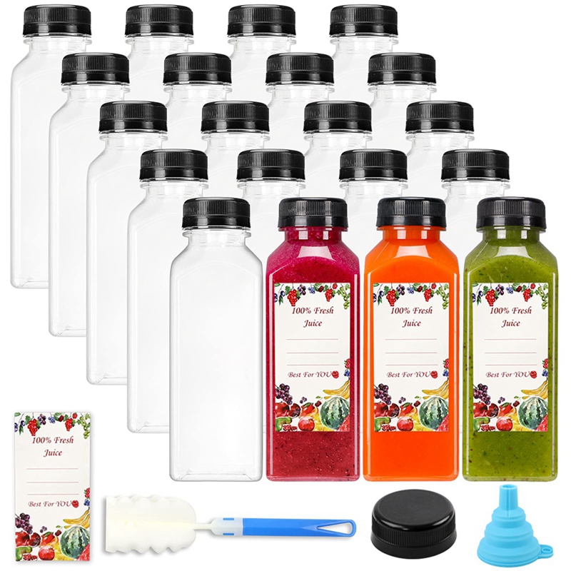 Water Bottle Blank - 20 buah botol jus plastik kosong