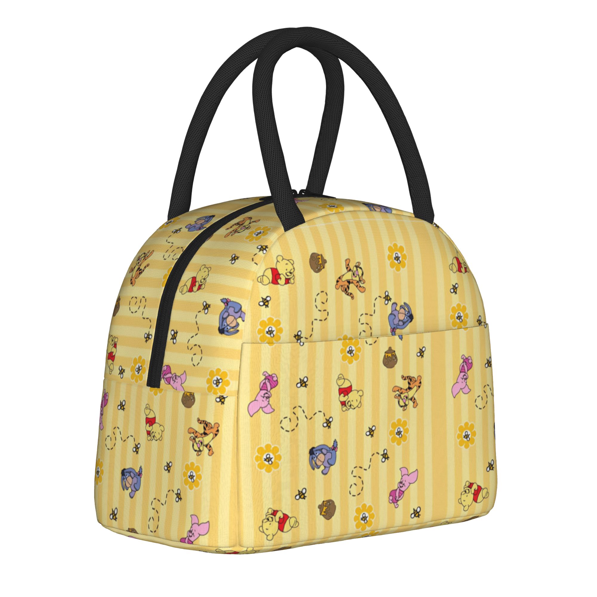 Tote Bag Sublimation - Tas Makan Siang Terisolasi Motif Lebah