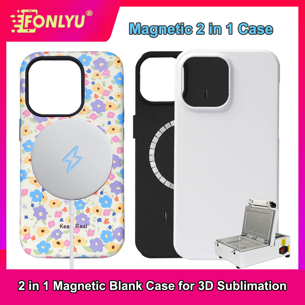 FONLYU Magnetic 2 in 1 3d Film - Phone Case Blank Print ulasan dan harga
