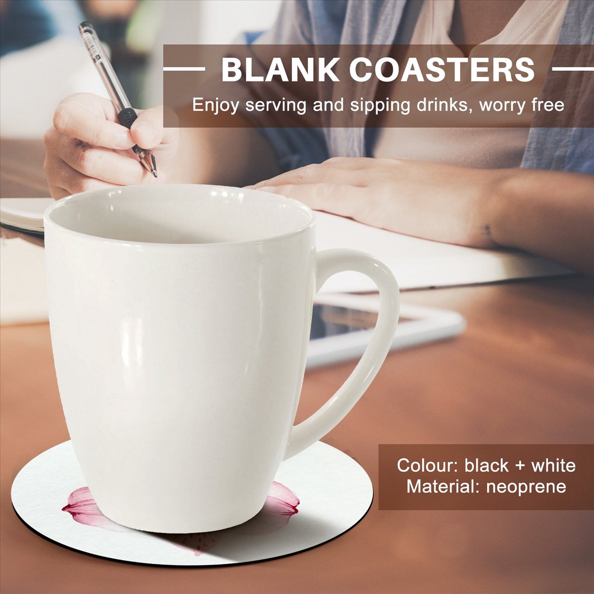 KSOL Coaster Kosong Sublimasi  - Coaster Sublimation Blank ulasan dan harga