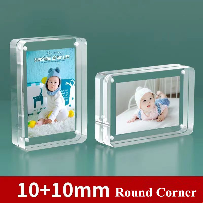 4x6cm / 6x9cm magnet dua sisi  - Photo Acrylic Block ulasan dan harga