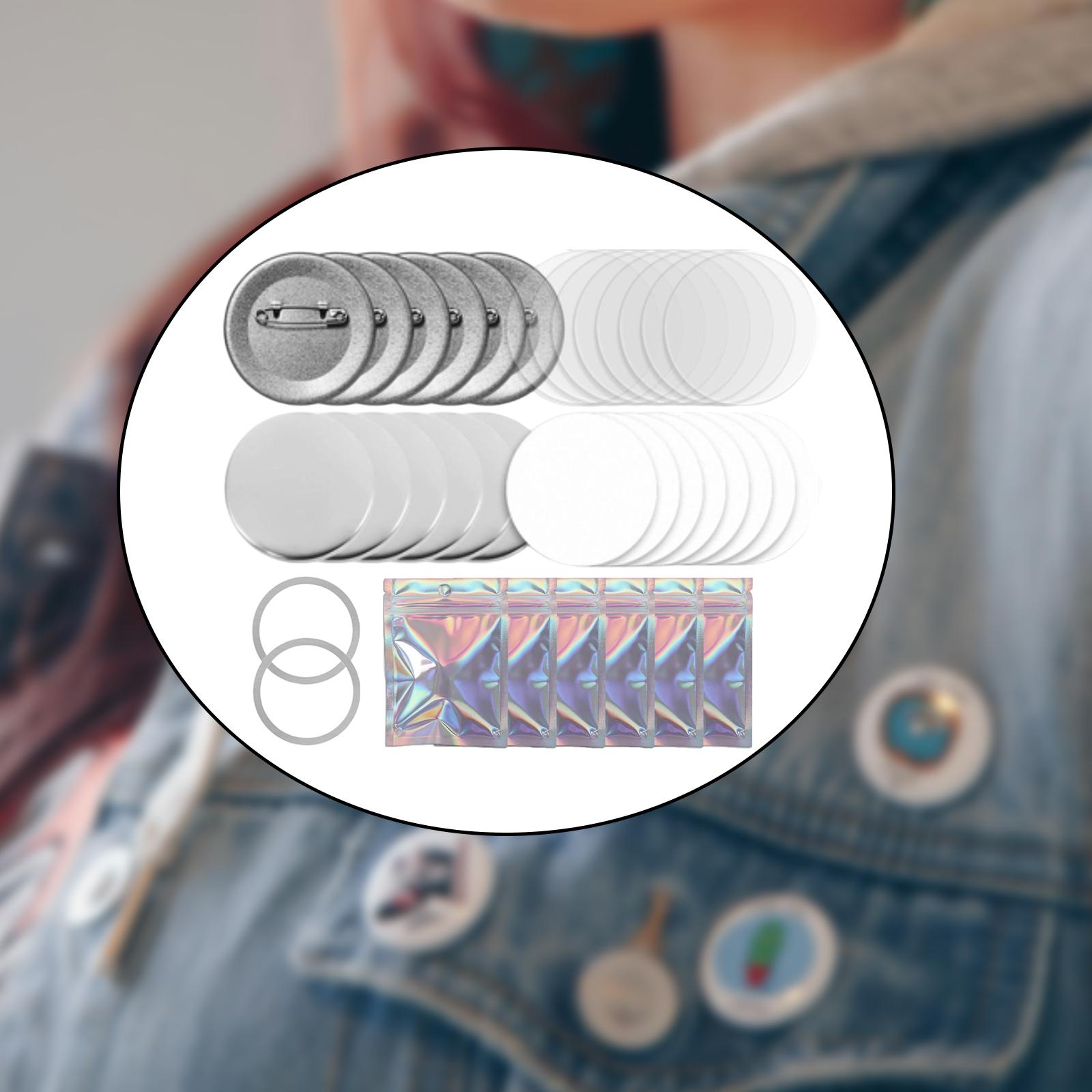 Perlengkapan Badge Kancing Log - Button Badge Blank ulasan dan harga