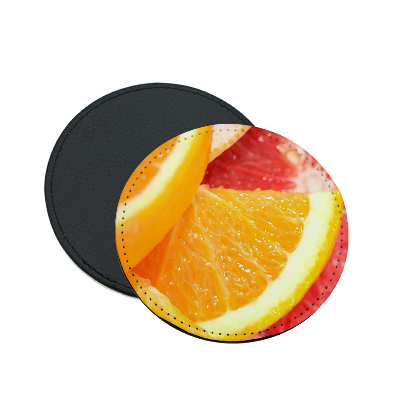 10pcs/lot Alas Cangkir Kulit P - Coaster Sublimation Blank ulasan dan harga