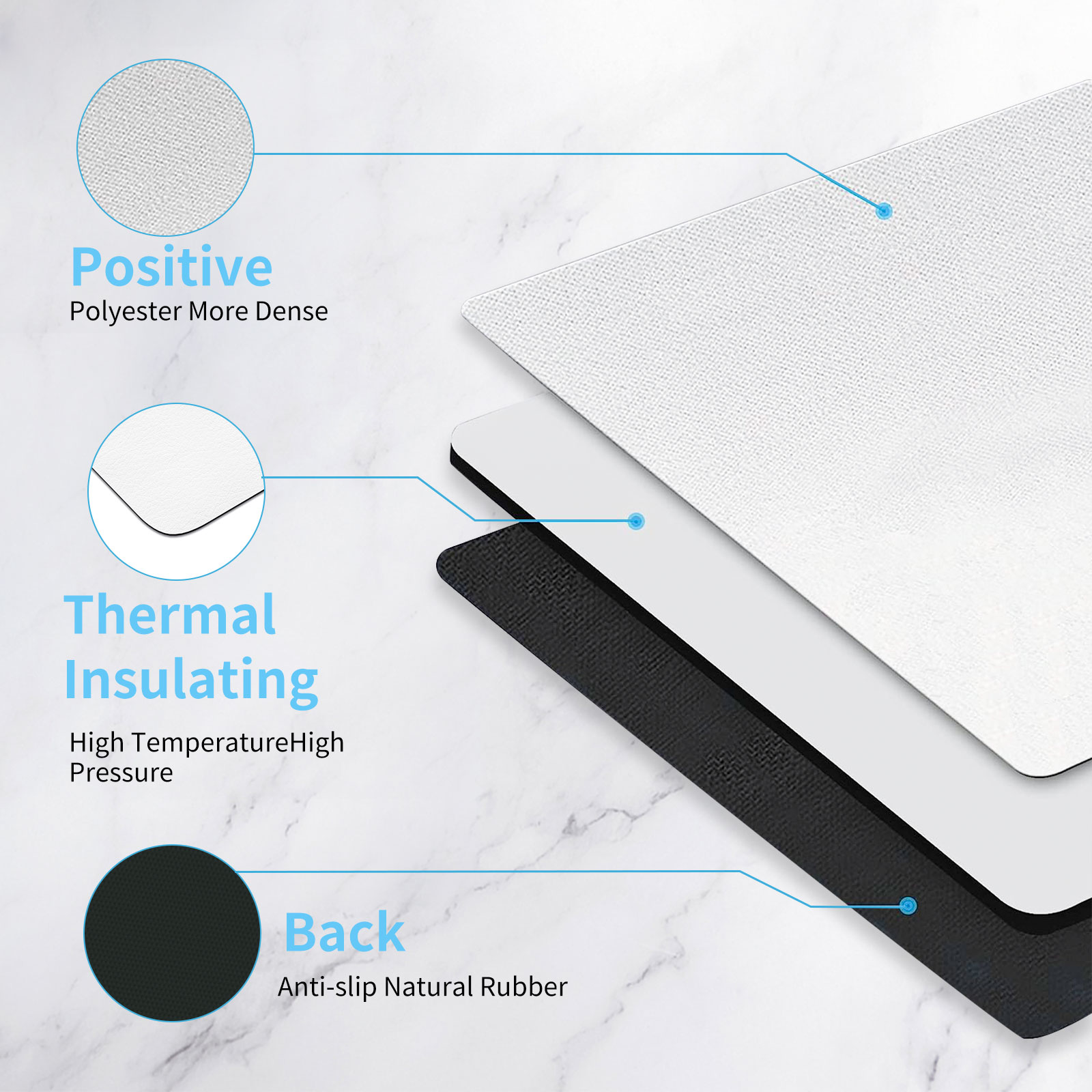 Bantalan tetikus sublimasi 8 b - Mouse Pad Blank Sublimation ulasan dan harga