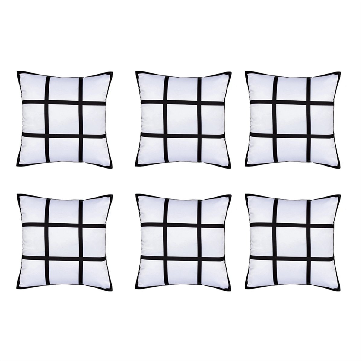A75K 6Pcs Sarung Bantal Polos  - Pillow Cover Sublimation ulasan dan harga