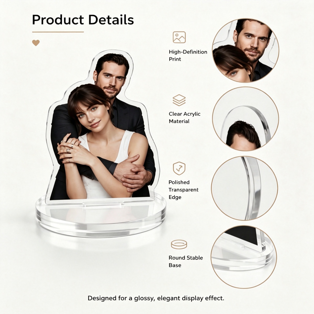Dekorasi Potret Karakter Akril - Photo Acrylic Block ulasan dan harga