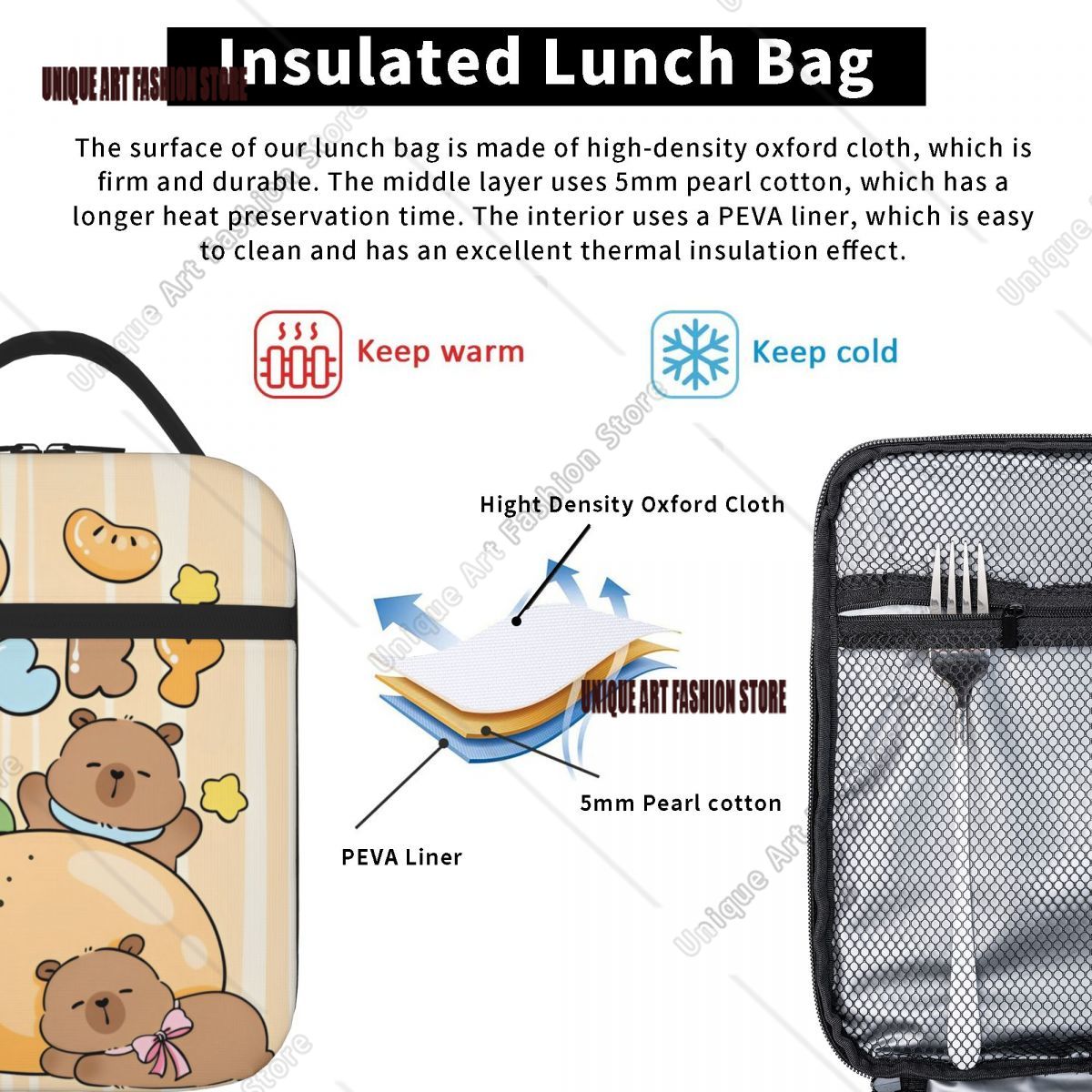 Tas Makan Siang Terisolasi Keb - Tote Bag Sublimation ulasan dan harga