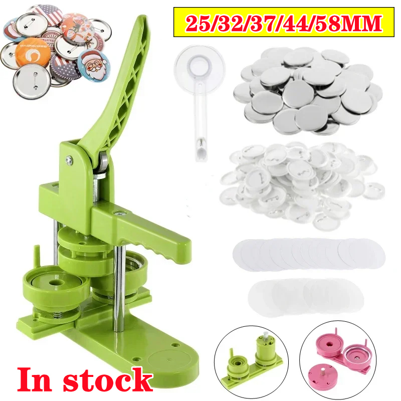 Mesin pembuat tombol 25/32/37/ - Button Badge Blank ulasan dan harga